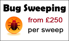 Bug Sweeping Cost in Haverhill